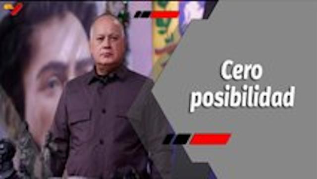 Con el Mazo Dando Episodio: Cabello: No existe ninguna posibilidad de que Edmundo González venga a Venezuela